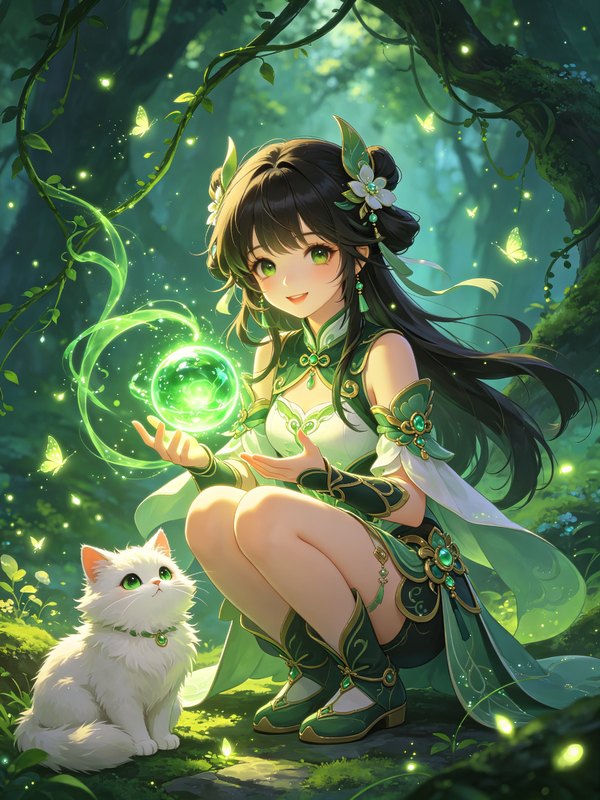 剑灵私服召唤师职业立绘